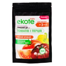 Добриво тривалої дії Еkote / Екоте для томатів і перців 3 міс, 250 г Добриво тривалої дії Еkote / Екоте для томатів і перців 3 міс, 250 г