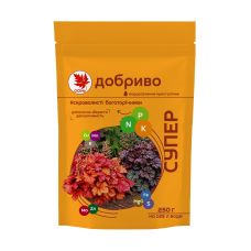 Осіннє добриво для яскраволистих багаторічників Супер Добриво водорозчинне 250 г Осіннє добриво для яскраволистих багаторічників Супер Добриво водорозчинне 250 г