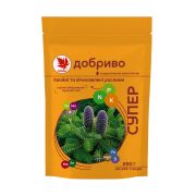 Осіннє добриво для хвойних та вічнозелених рослин Супер Добриво водорозчинне 250 г Осіннє добриво для хвойних та вічнозелених рослин Супер Добриво водорозчинне 250 г