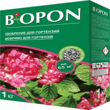 Добриво гранульоване для гортензій, Biopon Польща, коробка 1 кг