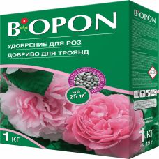 Удобрение гранулированное для роз, Biopon Польша, коробка 1 кг