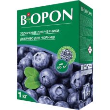 Добриво гранульоване для чорниці, Biopon Польща, коробка 1 кг