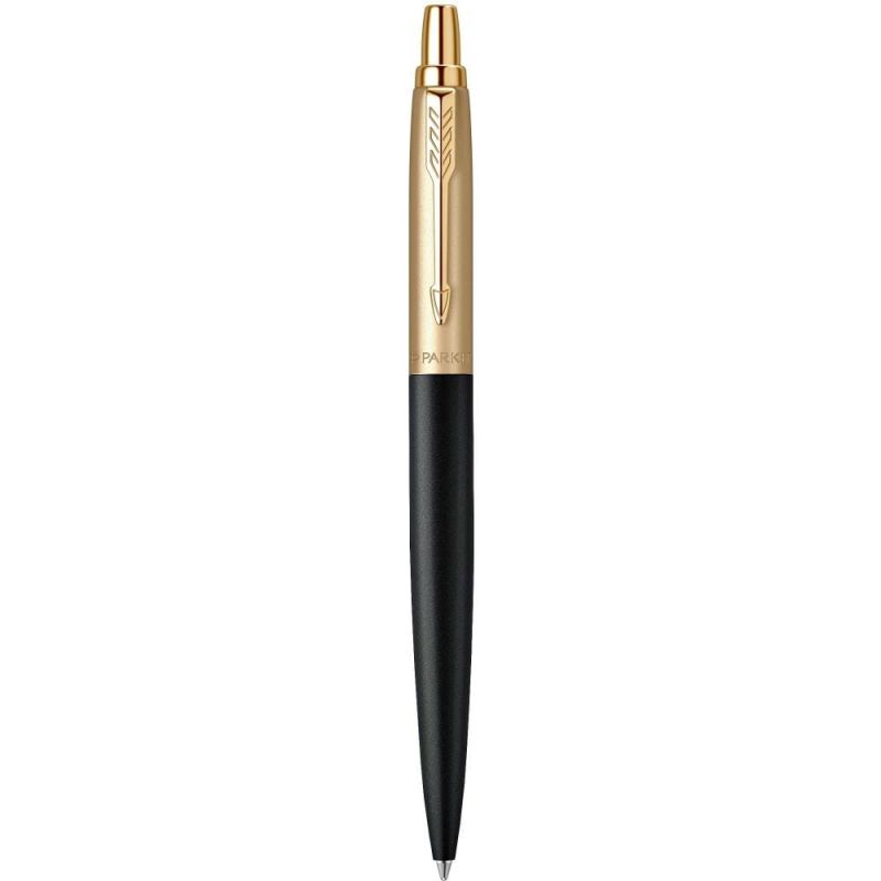 Ручка шариковая Parker Jotter XL Matt Black & Gold GT BP в подар.коробке