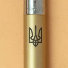 Ручка шариковая Parker Jotter XL Ukraine Matt Gold CT BP Трезубец в подар.коробке