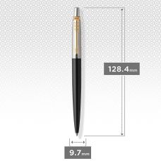 Ручка кулькова Parker Jotter Bond Street Black GT BP в подар.коробці
