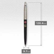 Ручка шариковая Parker Jotter Army Originals Black CT BP Эмблема ЗСУ + Трезубец ЗСУ брон., в подар.коробке