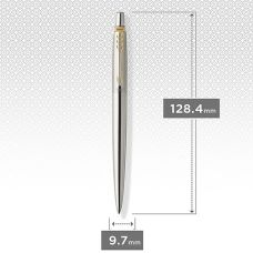 Ручка шариковая Parker Jotter Zodiac Stainless Steel GT BP Зеленый Дракон в подар.коробке