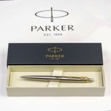 Ручка шариковая Parker Jotter Zodiac Stainless Steel GT BP Зеленый Дракон в подар.коробке