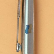 Ручка кулькова Parker Jotter Ukraine Stainless Steel CT BP Прапор синьо-жовтий у подар.коробці