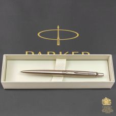 Ручка кулькова Parker Jotter Ukraine Stainless Steel CT BP Тризуб ЗСУ в подар.коробці