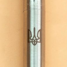 Ручка шариковая Parker Jotter Ukraine Stainless Steel CT BP Трезубец + Доброго вечора! Ми з України! в подар.коробке