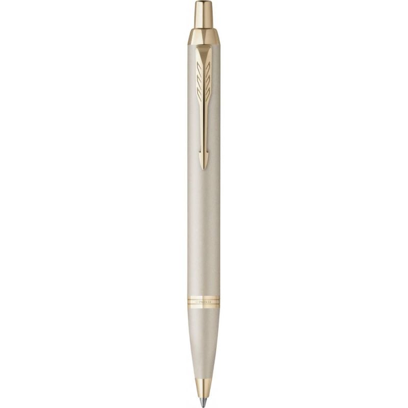 Ручка шариковая Parker IM Professionals Monochrome Champagne BP в подар.коробке Ручка шариковая Parker IM Professionals Monochrome Champagne BP в подар.коробке
