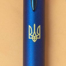 Ручка кулькова Parker IM Professionals Ukraine Monochrome Blue BP Тризуб у подар.коробці