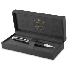 Ручка шариковая Parker Ingenuity Black Lacquer CT BP 60 132, латунь, черная
