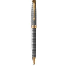 Ручка кулькова Parker Sonnet Cisele Silver GT BP у подар.футлярі