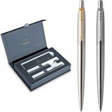 Набір Parker Jotter Stainless Steel GT BP + Stainless Steel CT BP, 2 кулькові ручки у подар. пак.
