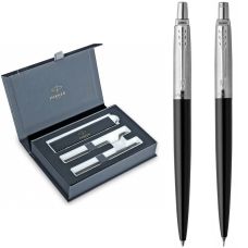 Набор Parker Jotter Bond Street Black CT BP+PCL, шариковая ручка + карандаш механический в подар. упак.