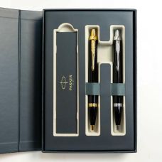 Набір Parker IM Black GT BP + IM Black CT BP, 2 кулькові ручки у подар. пак.