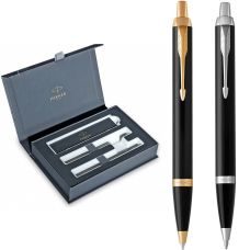 Набір Parker IM Black GT BP + IM Black CT BP, 2 кулькові ручки у подар. пак.