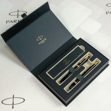 Набір Parker IM Black GT RB+BP, кулькова ручка + ручка-ролер у подар. пак.