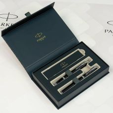 Набір Parker IM Matte Black CT FP+BP, перова ручка + кулькова ручка у подар. пак.