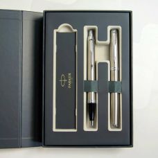 Набор Parker IM Stainless Steel CT FP+BP, перьевая ручка + шариковая ручка в подар. упак.