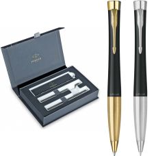 Набор Parker Urban Muted Black GT BP+Urban Muted Black CT BP, 2 шариковые ручки в подар. упак.