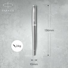 Ручка перьевая Parker Urban Metro Metallic CT FP М в подар. упак.