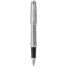 Ручка перова Parker Urban Metro Metallic CT FP М у подар. пак.