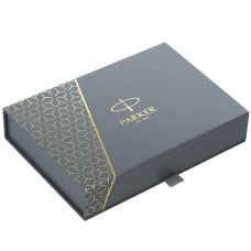 Набор Parker IM Matte Black CT RB+BP, шариковая ручка + ручка-роллер в подар. упак.