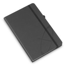 Набір Parker Sonnet Black Lacquer GT BP, ручка кулькова + блокнот Parker у подар. пак.