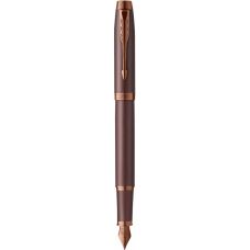 Ручка перова Parker IM Professionals Monochrome Burgundy FP F в подар.коробці