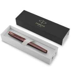 Ручка перова Parker IM Professionals Monochrome Burgundy FP F в подар.коробці