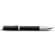 Ручка перьевая Parker Ingenuity Black Lacquer CT FP F в подар.футляре