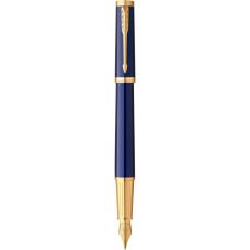Ручка перьевая Parker Ingenuity Blue Lacquer GT FP F в подар.футляре