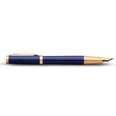 Ручка перьевая Parker Ingenuity Blue Lacquer GT FP F в подар.футляре