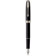Ручка перьевая Parker Sonnet Black Lacquer CT FP M в подар.футляре