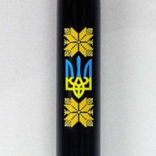 Ручка-роллер Parker IM Ukraine Black GT RB Трезубец с желтым орнаментом в подар.коробке