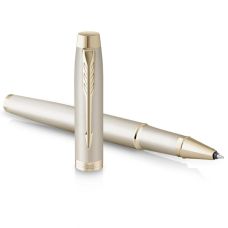 Ручка-роллер Parker IM Professionals Monochrome Champagne RB в подар.коробке