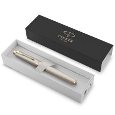 Ручка-роллер Parker IM Professionals Monochrome Champagne RB в подар.коробке