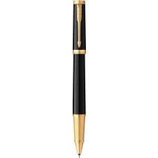 Ручка-роллер Parker Ingenuity Black Lacquer GT RB в подар.футляре