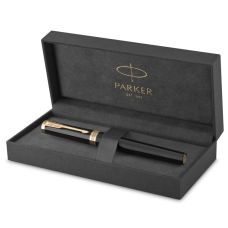 Ручка-ролер Parker Ingenuity Black Lacquer GT RB в подар.футлярі