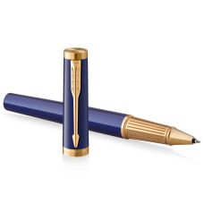 Ручка-роллер Parker Ingenuity Blue Lacquer GT RB в подар.футляре