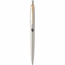 Ручка кулькова Parker Jotter 17 Stainless Steel GT BP 16 032_TR сталь з поз., Тризубець
