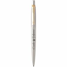 Ручка кулькова Parker Jotter 17 Stainless Steel GT BP 16 032_TR3 сталь із поз., Тризуб Слава Україні