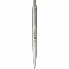 Ручка шариковая Parker Jotter 17 Stainless Steel CT BP 16 132_TR3 сталь, Трезубец, Слава Україні