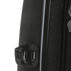 Валіза Titan Xenon 19 Black S Exp. на 2 колесах, чорна