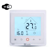 Терморегулятор программированный Castle AC603H с функцией Wi-Fi, белый