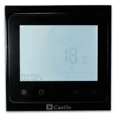 Терморегулятор программированный Castle TWE02 с функцией Wi-Fi, черный