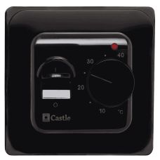 Терморегулятор механічний Castle Black M 5.16, чорний